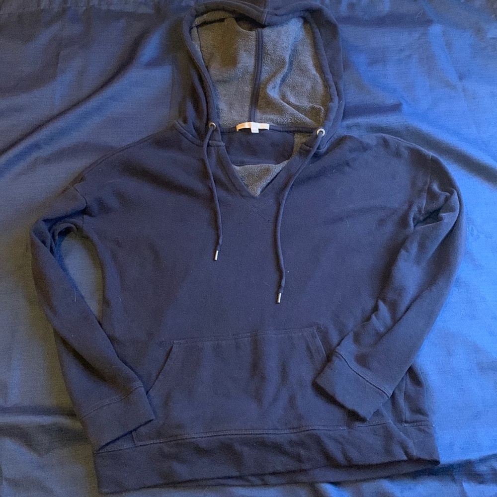 Blue Pull Over Hoodie